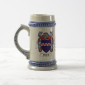 Boyd familie Crest Stein Bierpul (Links)