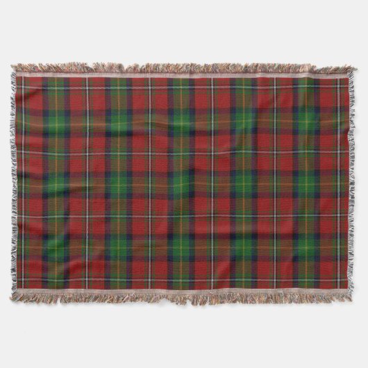 Boyd familie Tartan Throw Blanket Deken (Voorkant)