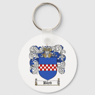 BOYD FAMILY CREST - BOYD COAT OF ARMS SLEUTELHANGER