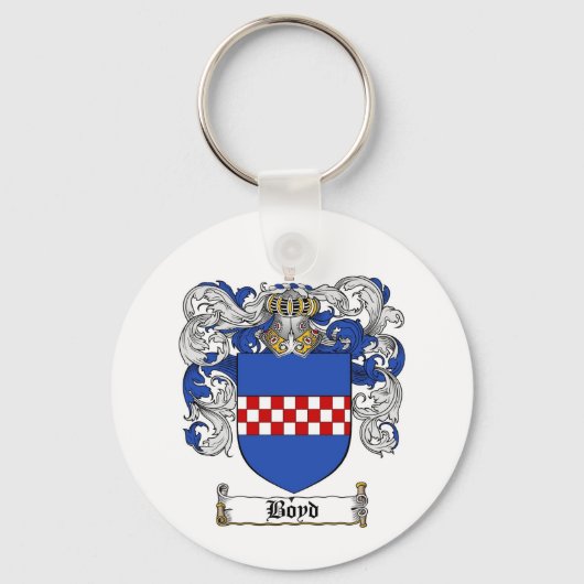 BOYD FAMILY CREST - BOYD COAT OF ARMS SLEUTELHANGER (Voorkant)