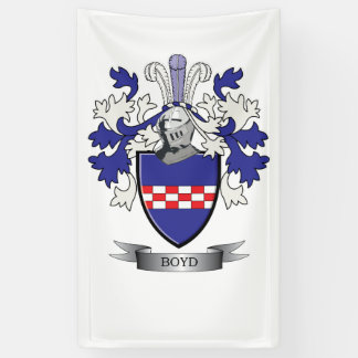 Boyd Family Crest Coat of Arms Spandoek