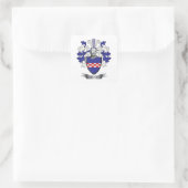 Boyd Family Crest Coat of arms Vierkante Sticker (Tas)