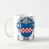 Boyd Family Crest Koffiemok (Links)