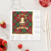 Boyd gepersonaliseerde Tartan kerst Servet (Insitu)