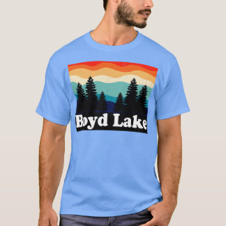 Boyd Lake Colorado Retro T-shirt