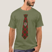 Boyd Scottish Badge & Tartan Necktie T-shirt (Voorkant)