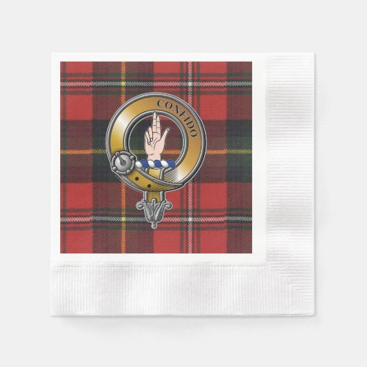 Boyd Tartan & Badge Servet (Voorkant)