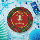 Boyd Tartan gepersonaliseerde kerst Papieren Bordje (Feest)