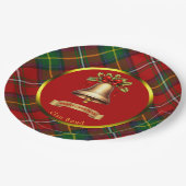Boyd Tartan gepersonaliseerde kerst Papieren Bordje (Gekanteld)