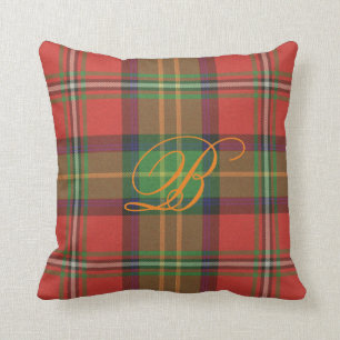Boyd Tartan Monogram Kussen