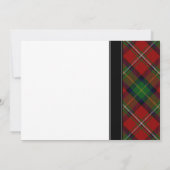 Boyd Tartan Scottish Celtic Wedding Invitation Kaart (Achterkant)