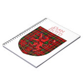 Boyd Tartan Scottish Play Lion Rampant Notitieboek (Linkerzijde)