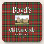 Boyd's Old Dean Castle Coffee Co. Onderzetter Set (Voorkant)