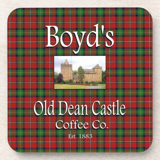 Boyd's Old Dean Castle Coffee Co. Onderzetter Set (Voorkant)