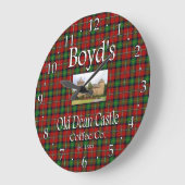 Boyd's Old Dean Castle Coffee Co. Wall Clock Grote Klok (Hoek)