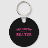 Boyfriend Beater Funny Design 507eaff4f4b81bf657ea Sleutelhanger (Voorkant)