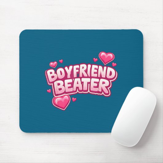 Boyfriend Beater Funny Tee  Muismat (Met muis)