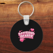 Boyfriend Beater Funny Tee Sleutelhanger (Voorkant)