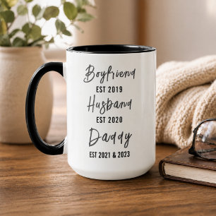 Boyfriend Echtgenoot Vader Mok   Gepersonaliseerde