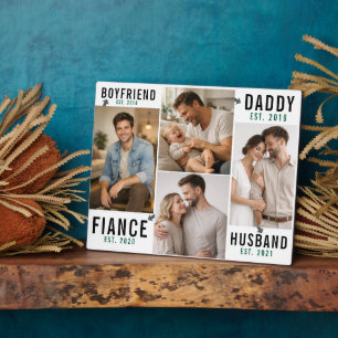 Boyfriend Echtgenoot Vader Mok Gepersonaliseerde Fotoplaat