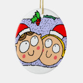 BOYFRIEND EN VRIENDIN KERAMISCH ORNAMENT (Rechts)