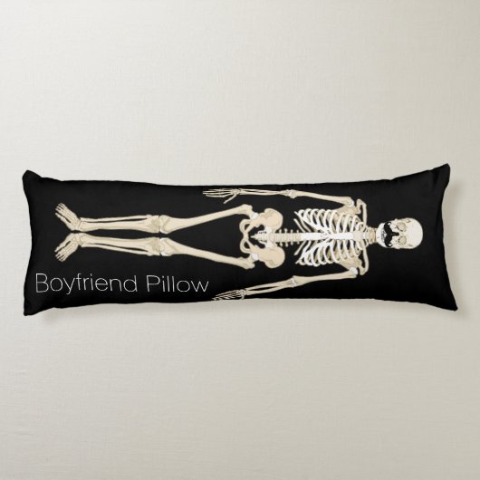 Boyfriend skelet lichaam kussen (Achterkant)
