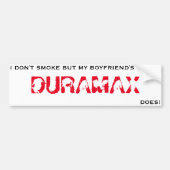 BOYFRIENDS_DURAMAX_SMOKES BUMPERSTICKER (Voorkant)