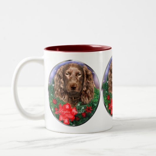 Boykin-kerstcadeautjes voor Spanjaarden Tweekleurige Koffiemok (Links)