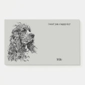 Boykin Spaniel Abstract Art Dog Naam Post-it® Notes (Voorkant)