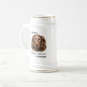 Boykin Spaniel Art Gifts Bierpul (Voorkant links)