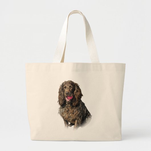 Boykin Spaniel Artistic Sketch Portrait Tote Bag (Voorkant)