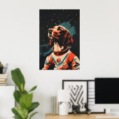 Boykin Spaniel Astronaut Poster, Boykin Spaniel Poster (Thuiskantoor)