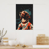 Boykin Spaniel Astronaut Poster, Boykin Spaniel Poster (Keuken)