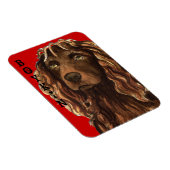Boykin Spaniel Color Block Magneet (Rechterzijde)