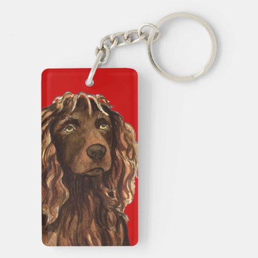 Boykin Spaniel Color Block Sleutelhanger (achterkant)