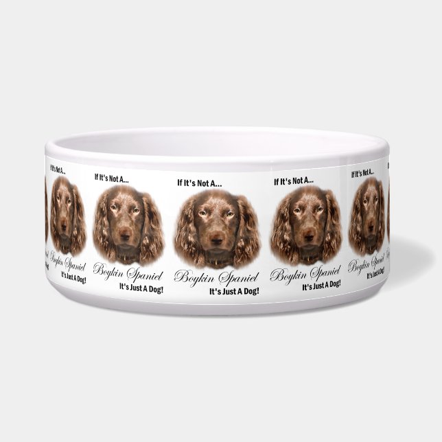 Boykin Spaniel Dog Bowl Voerbakje (Voorkant)
