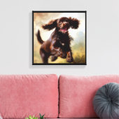 Boykin Spaniel Dog Canvas Afdruk (Insitu (Woonkamer))