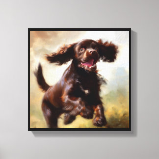 Boykin Spaniel Dog Canvas Afdruk
