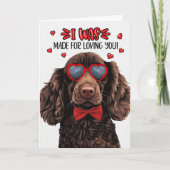 Boykin Spaniel Dog Gemaakt voor Liefdevolle U Vale Feestdagen Kaart (Voorkant)