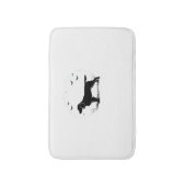 Boykin Spaniel Dog - Halloween Moon Silhouette Cla Badmat (Voorkant Verticaal)