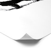 Boykin Spaniel Dog - Halloween Moon Silhouette Cla Poster (Hoek)