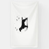 Boykin Spaniel Dog - Halloween Moon Silhouette Cla Spandoek (Verticaal)