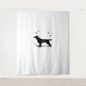 Boykin Spaniel Dog - Halloween Moon Silhouette Cla Wandkleed (Voorkant)