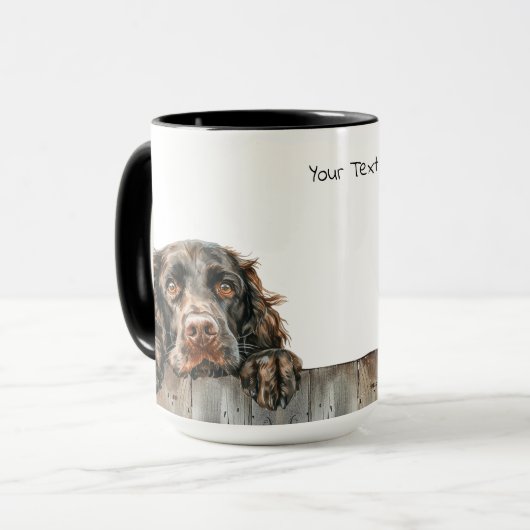 Boykin Spaniel Dog Mok (Voorkant links)
