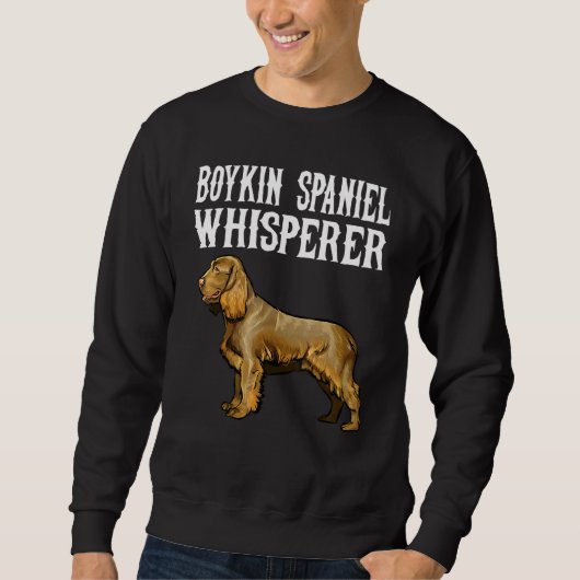 Boykin Spaniel Fluisteraar Hond Trui (Voorkant)