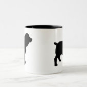 Boykin Spaniel Gear Tweekleurige Koffiemok (Center)