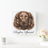 Boykin Spaniel Gifts Vierkante Klok (Huis)