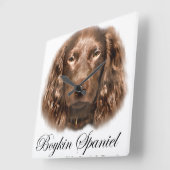 Boykin Spaniel Gifts Vierkante Klok (Hoek)