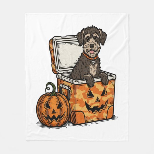 Boykin Spaniel Halloween Fleece Deken (Voorkant)