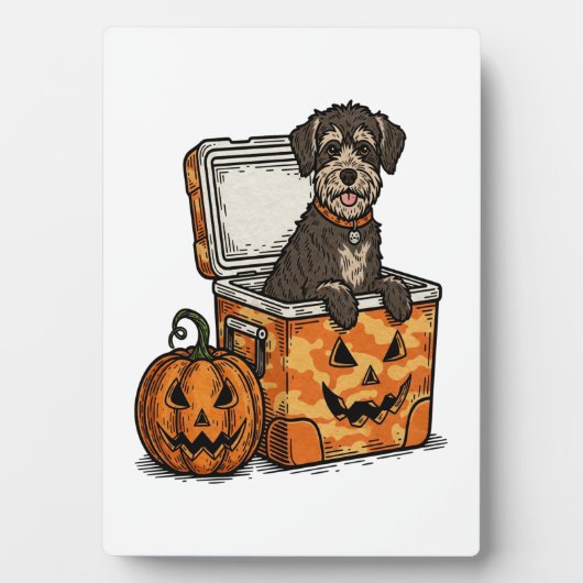 Boykin Spaniel Halloween Fotoplaat (voorkant)